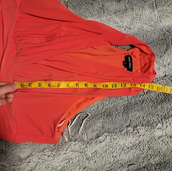 Nine West Halter mid-length Coral Dress - Picture 8 of 8